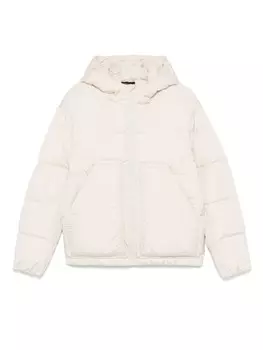Emporio Armani Kids стеганая куртка-пуховик, нейтральный цвет