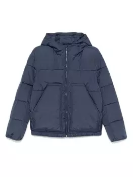 Emporio Armani Kids стеганая куртка-пуховик, синий