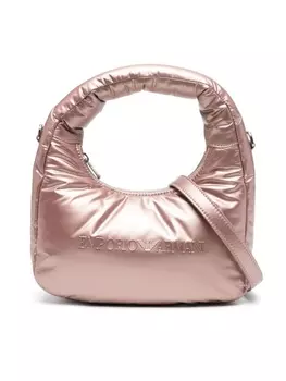 Emporio Armani Kids сумка через плечо с логотипом, розовый