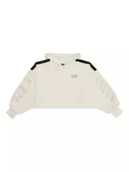 Emporio Armani Kids толстовка с логотипом, нейтральный цвет