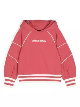 Emporio Armani Kids толстовка с логотипом, розовый