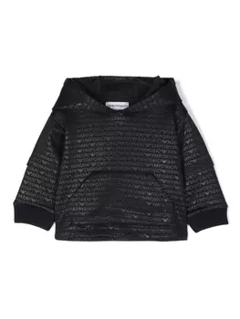 Emporio Armani Kids толстовка с логотипом, синий