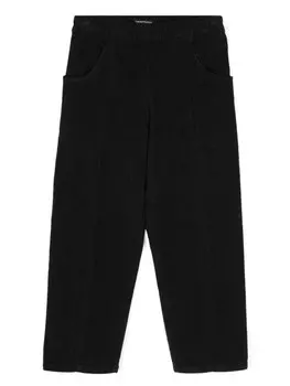 Emporio Armani Kids вельветовые брюки, синий