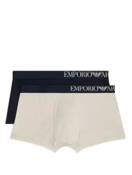 Emporio Armani комплект из двух боксеров с логотипом, нейтральный