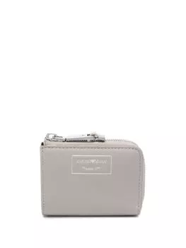 Emporio Armani кошелек из искусственной кожи с логотипом, черный