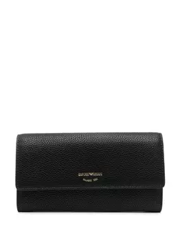 Emporio Armani кошелек MyEA с принтом, черный
