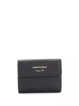 Emporio Armani кошелек с логотипом, черный