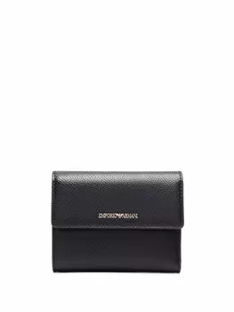 Emporio Armani кошелек с логотипом, черный