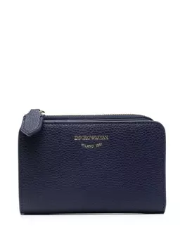 Emporio Armani кошелек с тисненым логотипом, синий
