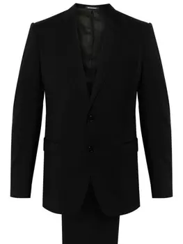 Emporio Armani костюм из натуральной шерсти, черный
