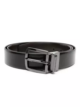 Emporio Armani кожаный ремень, черный