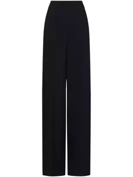 Emporio Armani креповые брюки, синий