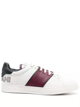 Кроссовки Emporio Armani Lace-up, белый/бордовый