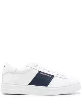 Кроссовки Emporio Armani With Logo, белый/темно-синий