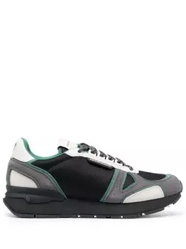 Emporio Armani кроссовки со вставками, черный