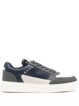 Emporio Armani кроссовки со вставками, серый