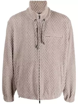 Emporio Armani куртка на молнии, нейтральный цвет