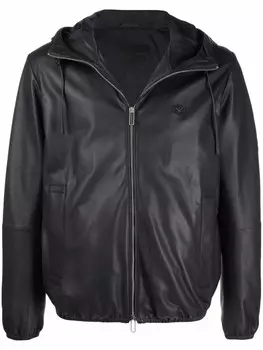 Emporio Armani куртка с логотипом, синий