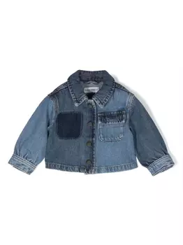 Emporio Armani куртка в технике пэчворк, синий