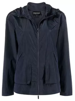 Emporio Armani легкая куртка на молнии, синий