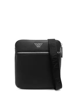 Emporio Armani маленькая сумка-мессенджер из искусственной кожи, черный