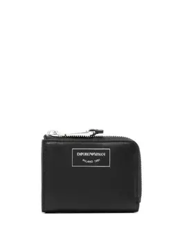 Emporio Armani маленький кошелек с круговой молнией, черный