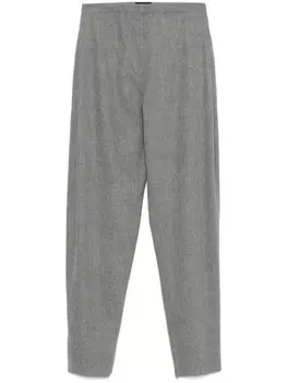 Emporio Armani меланжевые брюки, серый