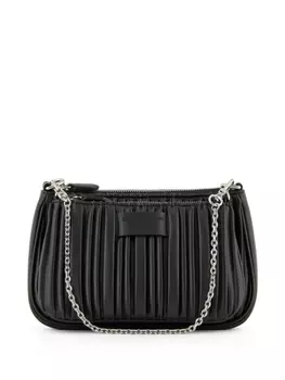 Emporio Armani мини-сумка ASV со складками, черный