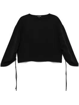 Emporio Armani мягкая толстовка из джерси для подводного плавания, черный