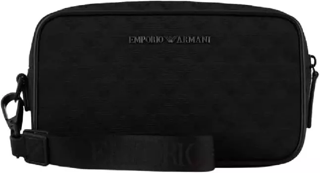 Emporio Armani мужская косметичка с монограммой Eagle черный