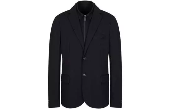 EMPORIO ARMANI Мужской деловой пиджак, черный