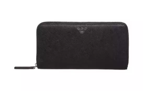 EMPORIO ARMANI Мужской кошелек из полиэстера, черный