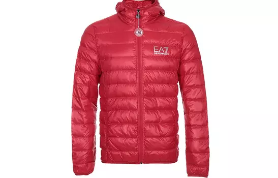 EMPORIO ARMANI Мужской пуховик, Красный