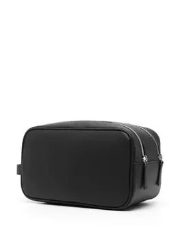 Emporio Armani несессер с логотипом, черный
