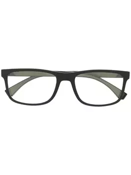 Emporio Armani очки в квадратной оправе, черный