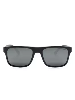 Emporio Armani очки в квадратной оправе, черный