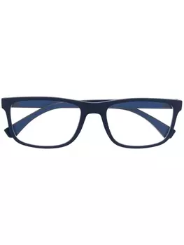 Emporio Armani очки в квадратной оправе, синий