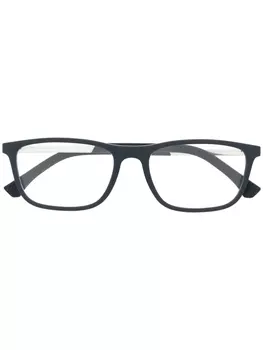 Emporio Armani очки в квадратной оправе, синий