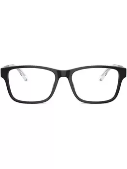 Emporio Armani очки в прямоугольной оправе, черный