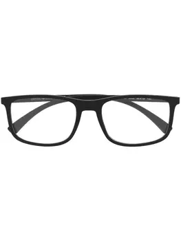 Emporio Armani очки в прямоугольной оправе, черный