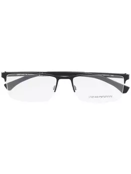 Emporio Armani очки в прямоугольной оправе, черный