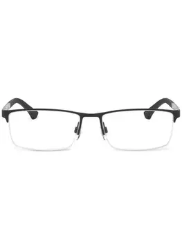 Emporio Armani очки в прямоугольной оправе, черный