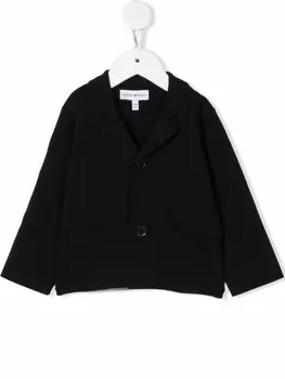 Emporio Armani однобортный блейзер, синий