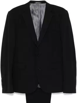 Emporio Armani однобортный костюм, синий