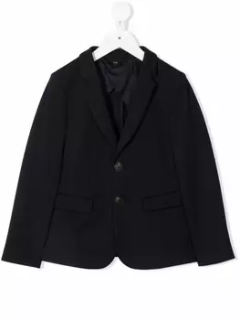 Emporio Armani однобортный пиджак, синий