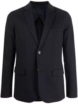 Emporio Armani однобортный пиджак, синий