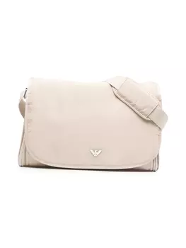 Emporio Armani пеленальная сумка с логотипом, нейтральный цвет
