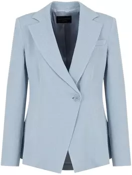 Emporio Armani пиджак с заостренными лацканами, синий