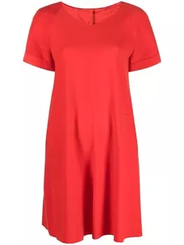 Emporio Armani платье мини с карманами, красный