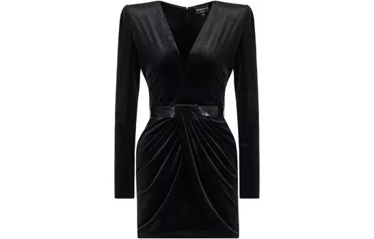 EMPORIO ARMANI Платье женское черное